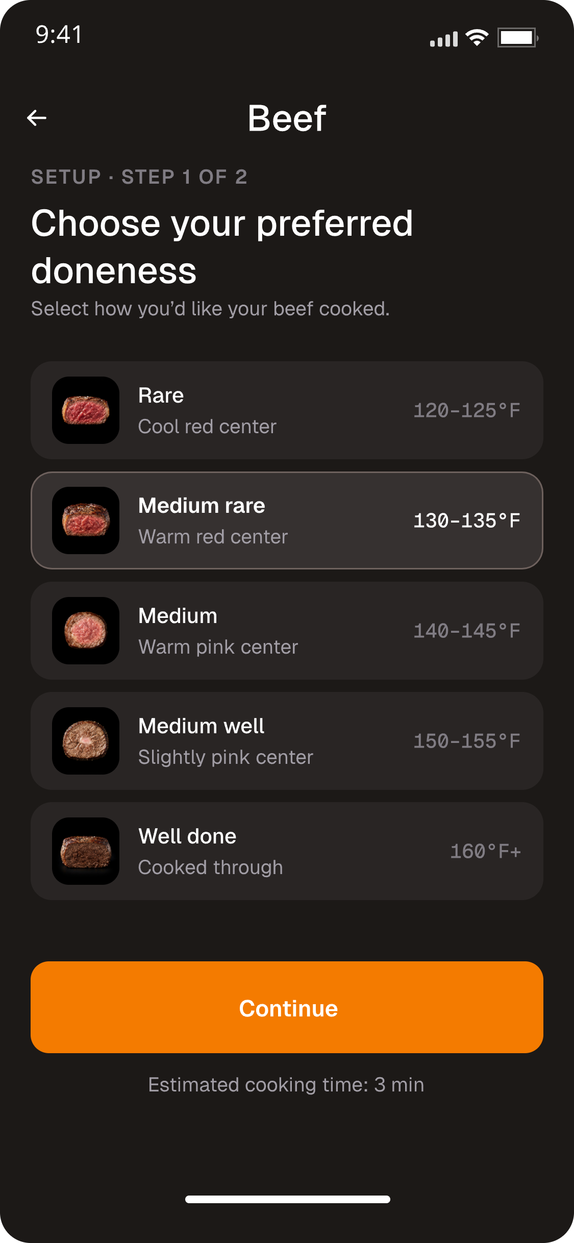 App Cyber Grills — Connect, control & cooking flow 2
